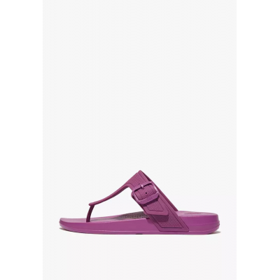 Fitflop Fitflop Iqushion Adjustable Buckle Flip-Flops - Miami Violet