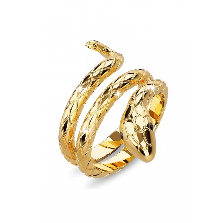 Bullion Gold BULLION GOLD Cobra Coiled Ring In Gold