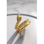 Bullion Gold BULLION GOLD Cobra Coiled Ring In Gold