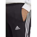ADIDAS essentials single jersey tapered open hem 3-stripes joggers
